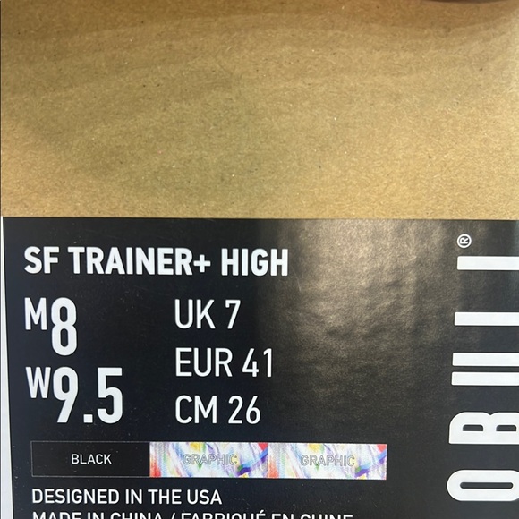 Nobull Black Athletic Shoes Men & Women\'s Pride Impact High-Top Men 8 Women 9.5 main image 9